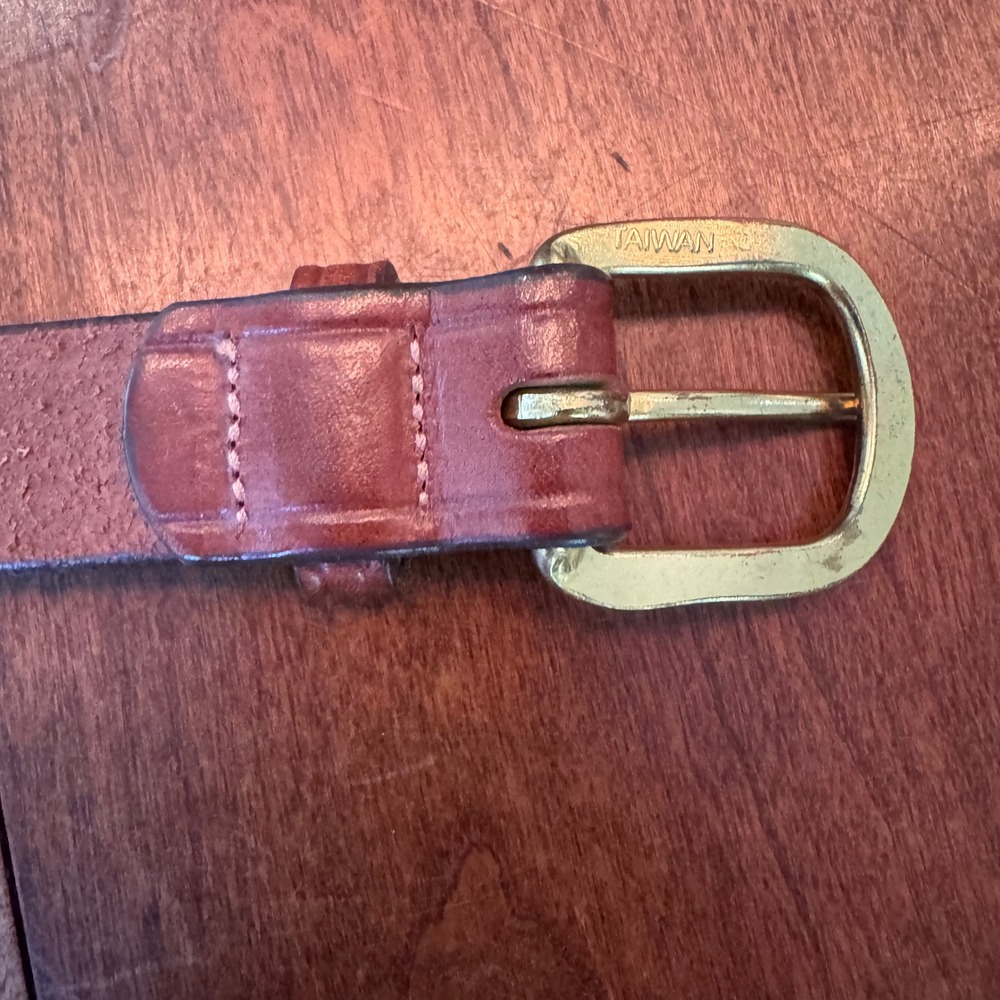 Tory Belt Women 36 Brown Snaffle Bit 2305 English Bridle Leather Equestrian USA - Picture 7 of 8